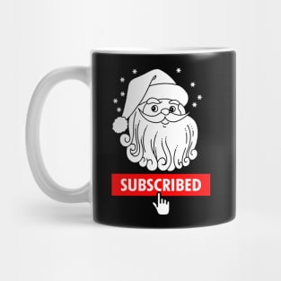 Cute Santa Claus Christmas Funny Social Media Meme Mug